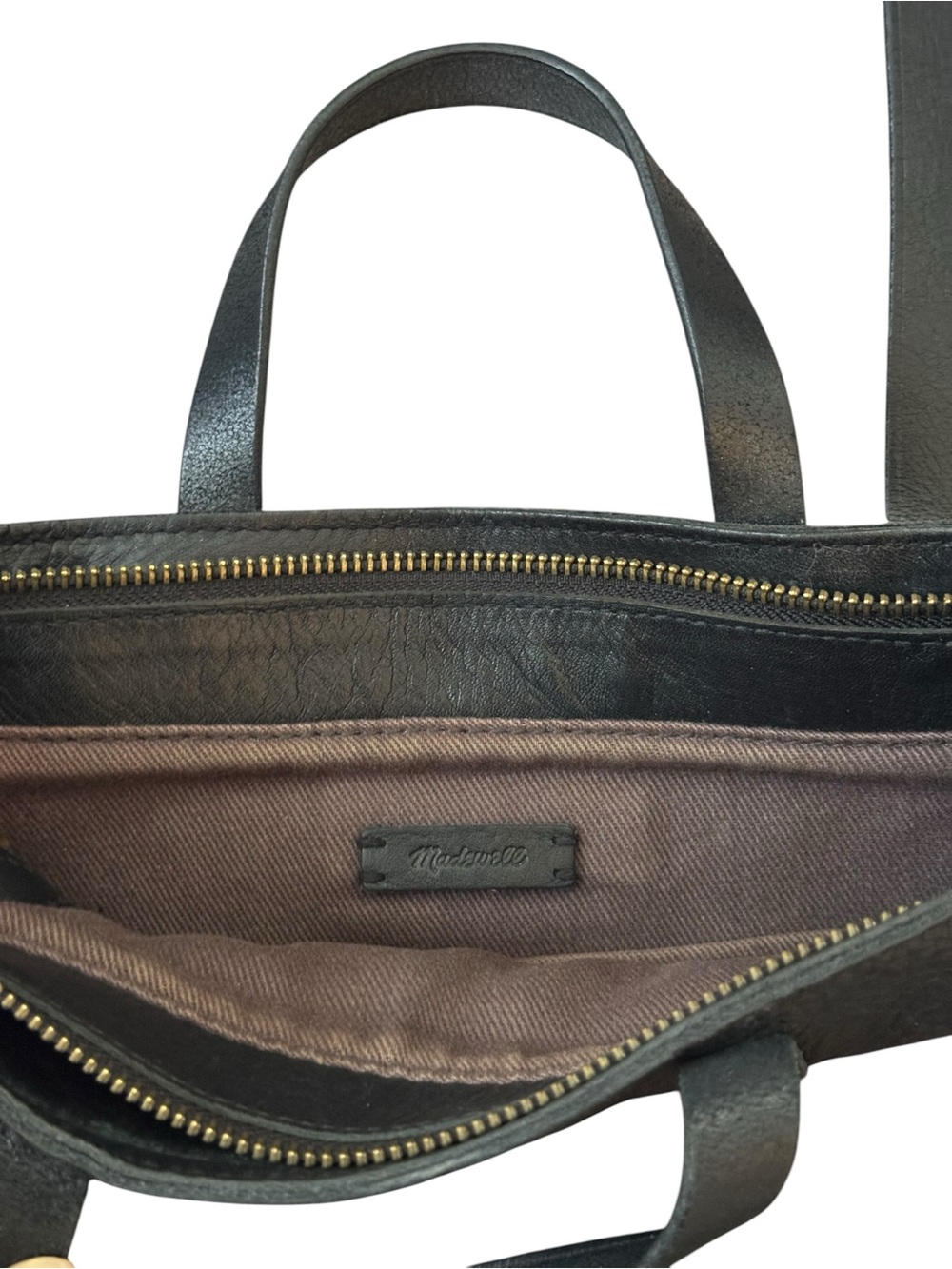 Madewell Black Leather Transport Crossbody Bag - Picture 3 of 8